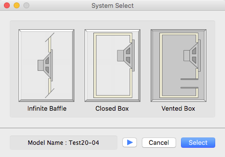 Box designer FA system select window image