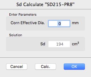 Passive Radiator DB sd calculate window imagee.
