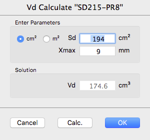 Passive Radiator DB vd calculate window imagee.